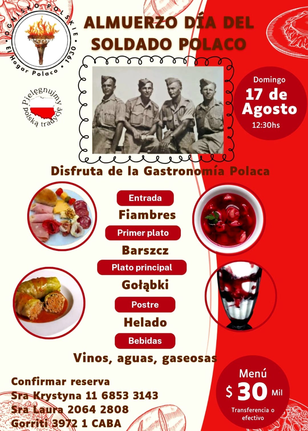Celebración del día del Soldado Polaco
